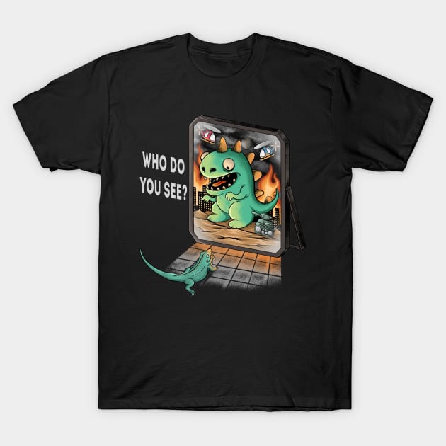 GODZILLA INSIDE LIZARD T-Shirt by AWANG ART STUDIO